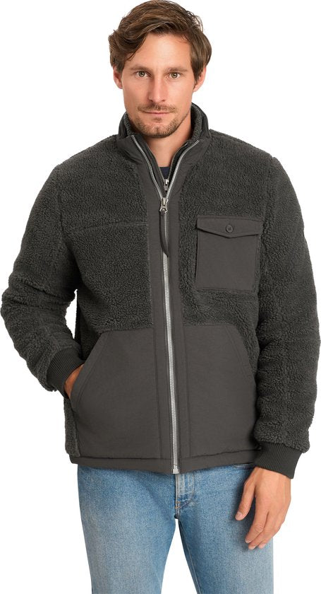 Mario Russo Teddy Jas Stockholm - Herenjas - Winterjas heren - Vest heren - Antraciet - M