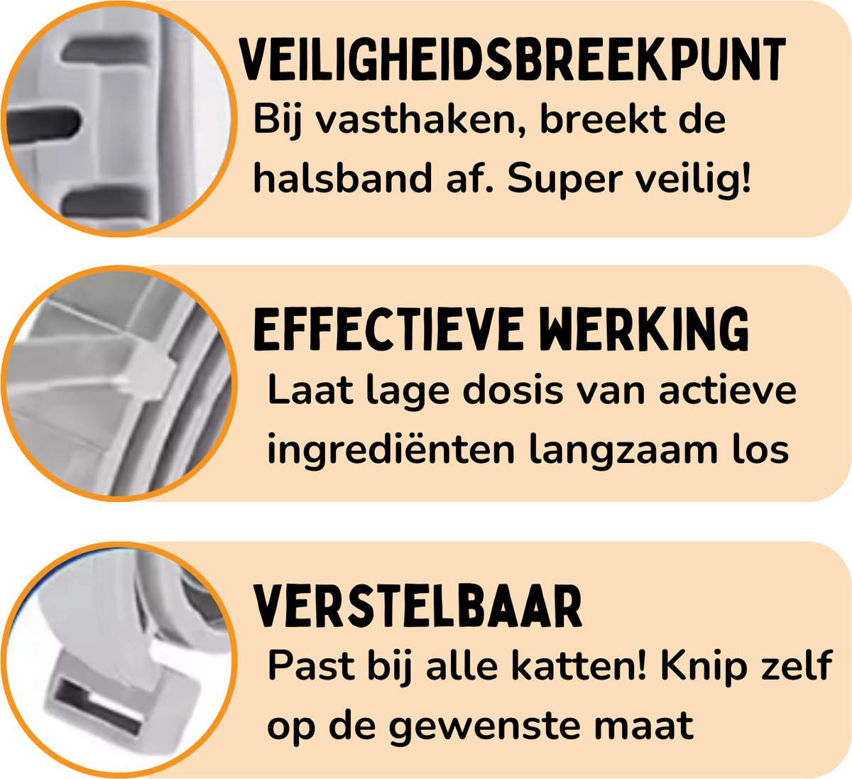 Vlooienband Kat Effectief Tegen Vlooien En Teken - Vlooienmiddel - Beter Dan Vlooiendruppels - Grijs - Incl. Vlooienkam - Organic