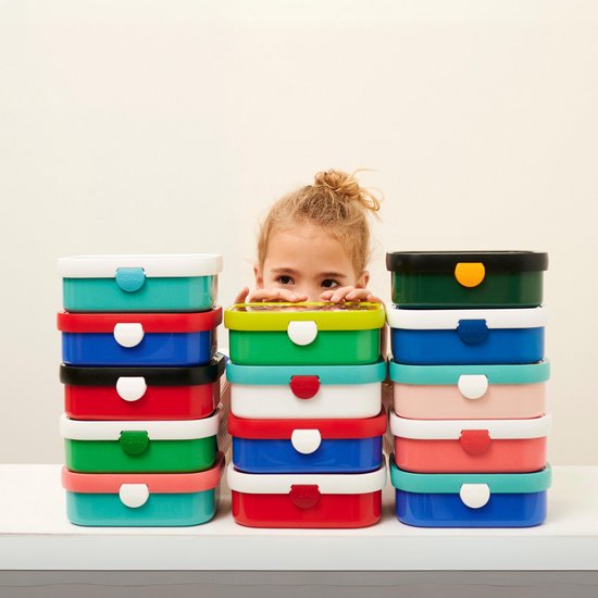 Mepal Lunchbox Campus - 750 ml - Broodtrommel met vakjes voor kinderen - Geschikt voor 4 boterhammen - Paw Patrol Pups