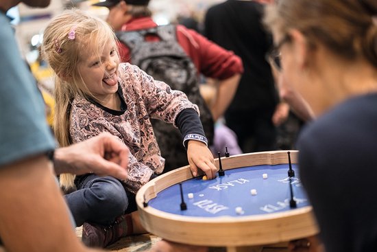 Klask 4 spelers bordspel - Magnetisch spel - Bordspellen Volwassenen en Kinderen