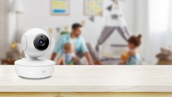 Motorola Nursery Babyfoon met Camera - VM55 - 5-inch Kleurendisplay - Draadloos - Infrarood Nachtzicht - Kantelende Camera - Terugspreekfunctie
