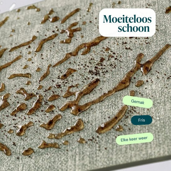Castagnola Kunstlederen Onderzetters – Onderzetters voor Glazen – Design Onderzetters met Houder – Leren Onderzettersset met metalen houder – Leder – Set van 10 - Gemêleerd Groen - 10x10cm