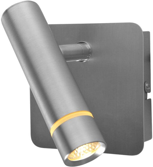 Wandlamp Volari 4712ST stalen LED spot met leescomfort, draaibaar en kantelbaar, Steinhauer, modern design 500 lumen