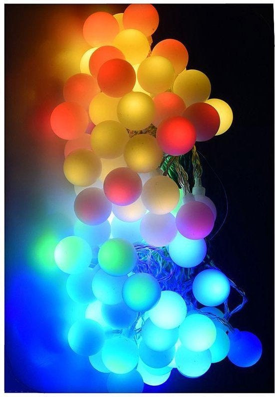 LED Multicolour Feestverlichting - 80 Lampjes - 16 Meter - IP44
