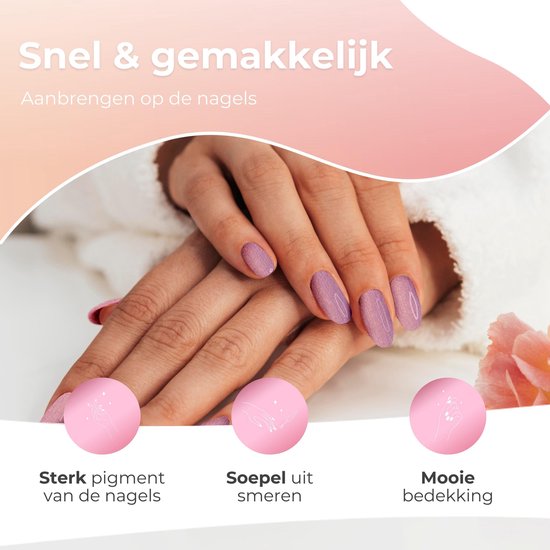 Moods Gellac 6-delige Set - Gellak Starterspakket - Gel Nagellak - 8ML - Pearl Essence - Gellac - Nagels - Chique Kleuren