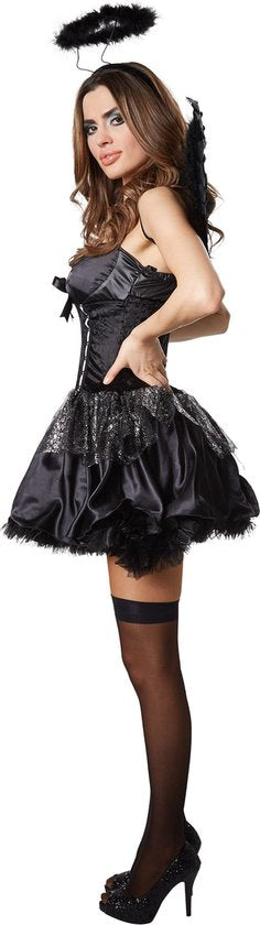 Dressforfun Hete engel XXL - verkleedkleding kostuum halloween verkleden feestkleding carnavalskleding carnaval feestkledij partykleding - 302461