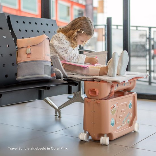 Stokke JetKids Reispakket, Sea Green - Met BedBox Ride-On koffer en rugzak - Voor kinderen van 2-7 Jaar (tot 35 kg)
