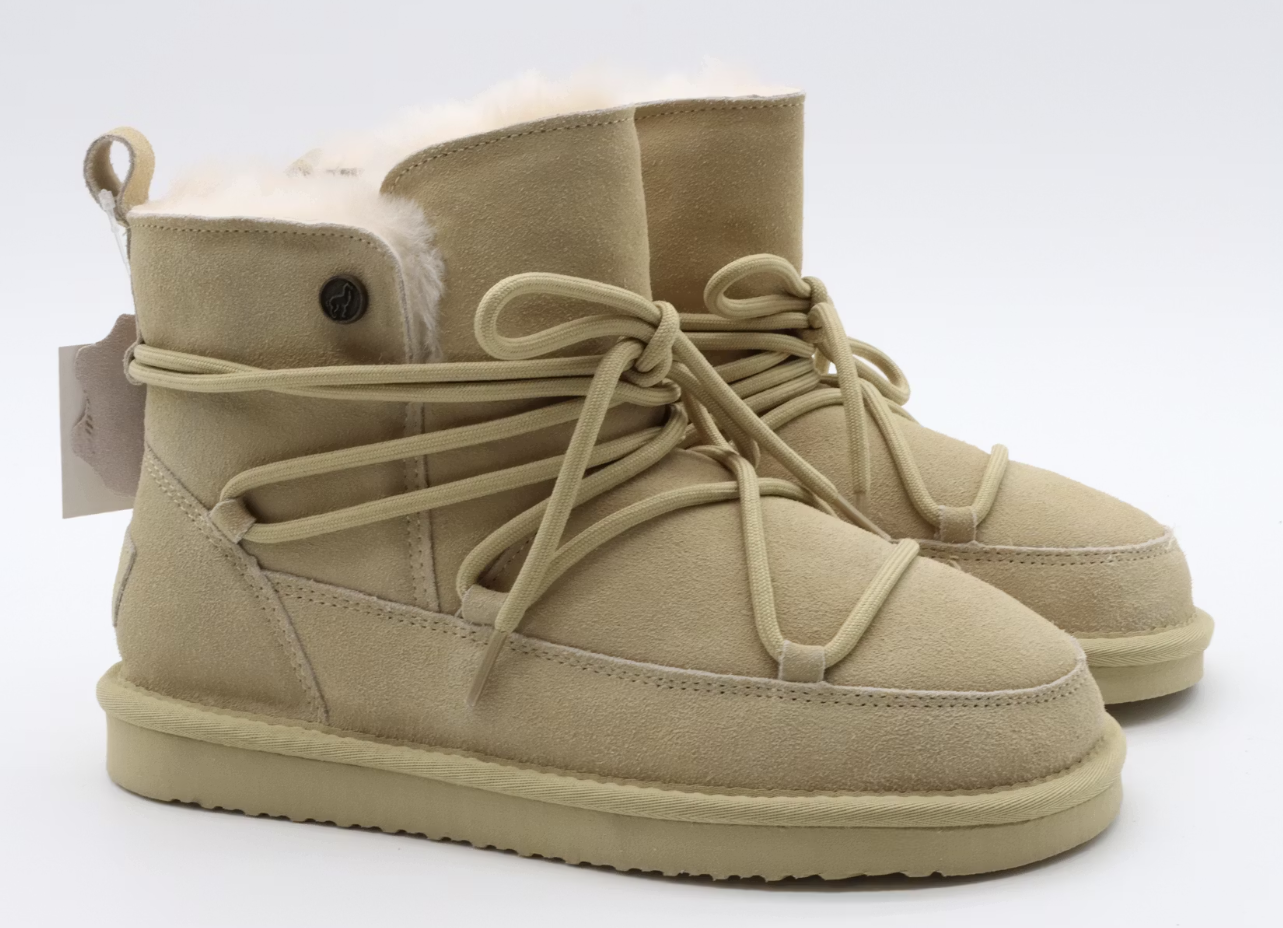 Alpacas Winterboots W66C0112B – Dames – Sand – Maat 37