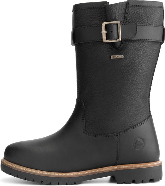 Travelin' Finnmark - Waterdichte dames laars - Wolgevoerd - Zwart - Maat 40