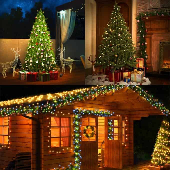 Monzana Lichtketting Kerst - Warm Wit - 40m - Met Afstandsbediening
