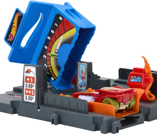 Hot Wheels City Explorer Fuel Station Shift - Hot wheels uitbreiding - Hot wheels baandelen