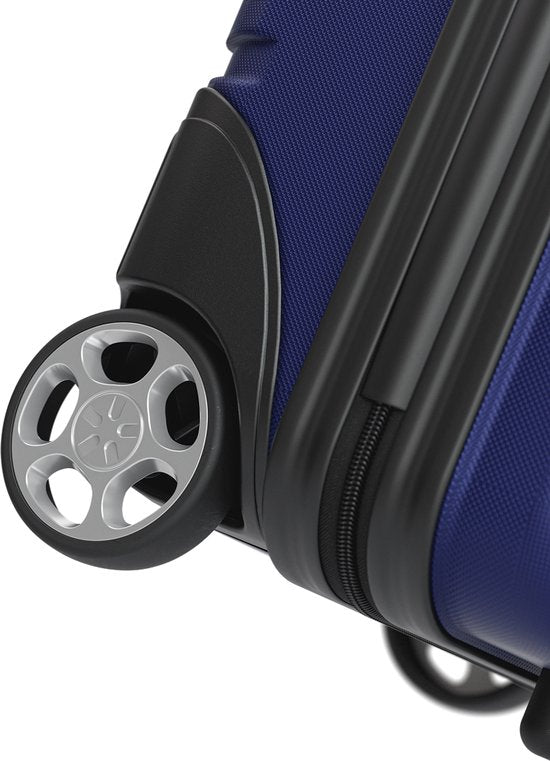 TRVLMORE Handbagagekoffer - 40x30x20 cm - Underseater - 24L - TSA-slot - 2 Wielen - Donkerblauw