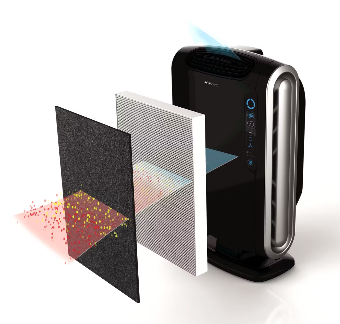 Fellowes AeraMax 190 Luchtreiniger - Zwart - Voor 18-30 m² - 64 x 40 x 20,7 cm