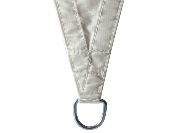 Perel Schaduwdoek, waterafstotend, 5 x 5 m, 160 g/m², polyester, vierkant, crème