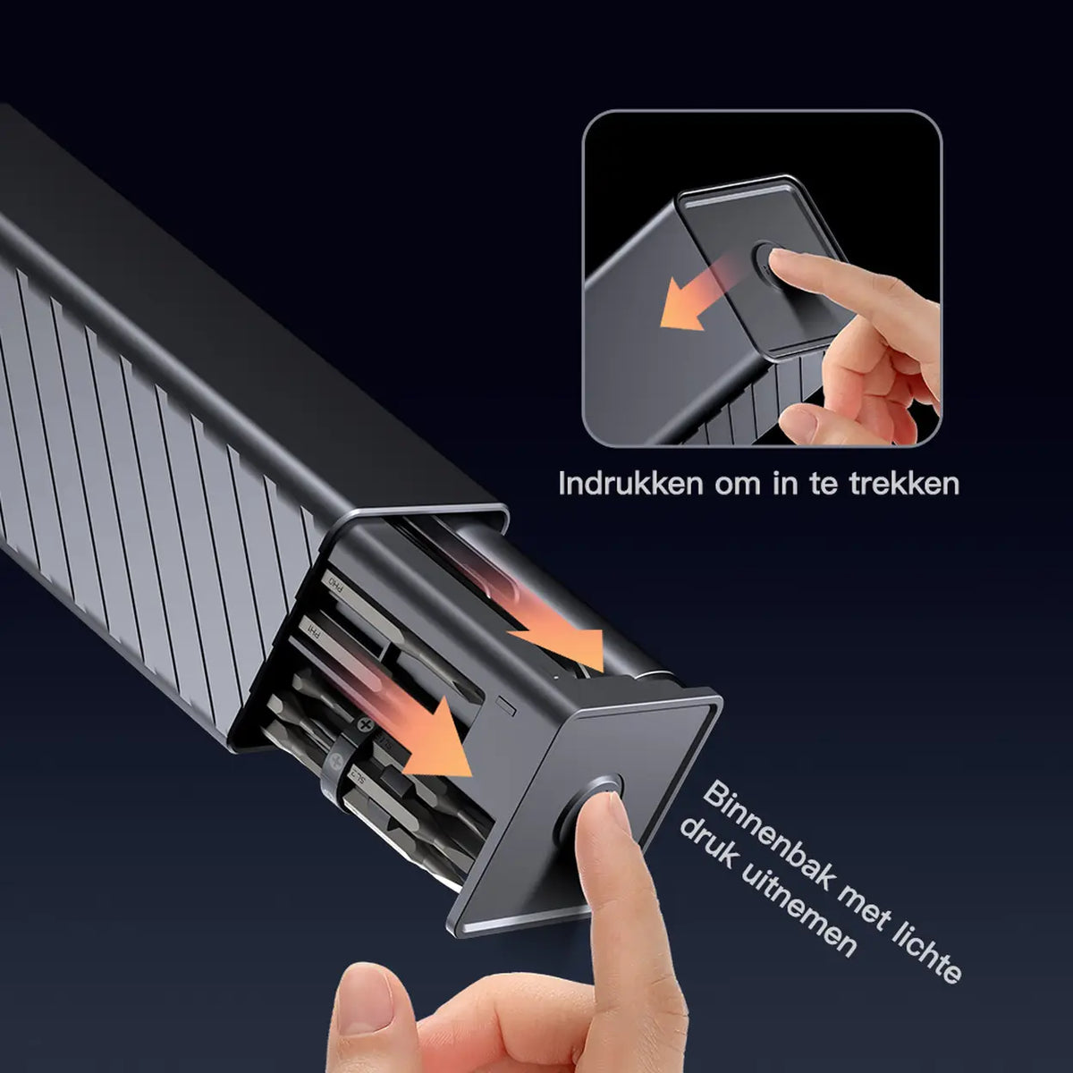 EasyWox 57-in-1 Elektrische Precisieschroevendraaier - Grijs