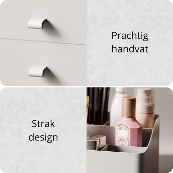 Organess - Make up organizer - Opbergdoos - Skincare organizer - Make up koffer - Wit