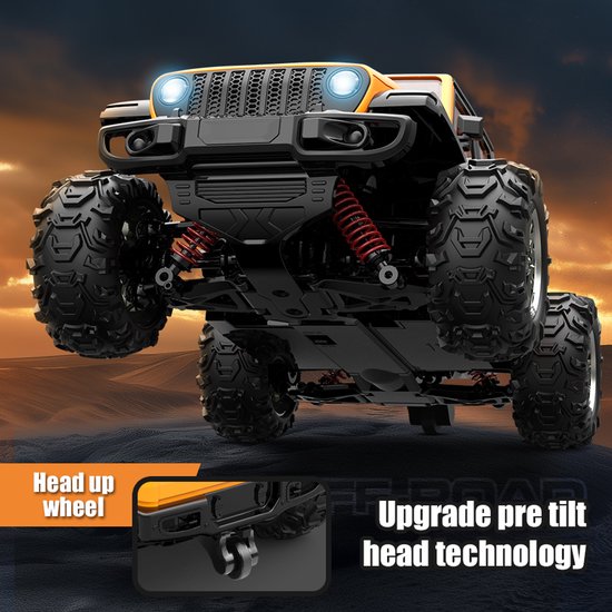 Fuegobird RC Auto - RC Voertuig - hoge snelheid speelgoedauto - Hogesnelheids terreinwagen - grijs