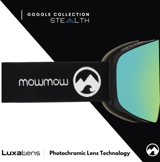 MowMow STEALTH Skibril - Fotochromatische Lens - UV400 - Dames - Heren