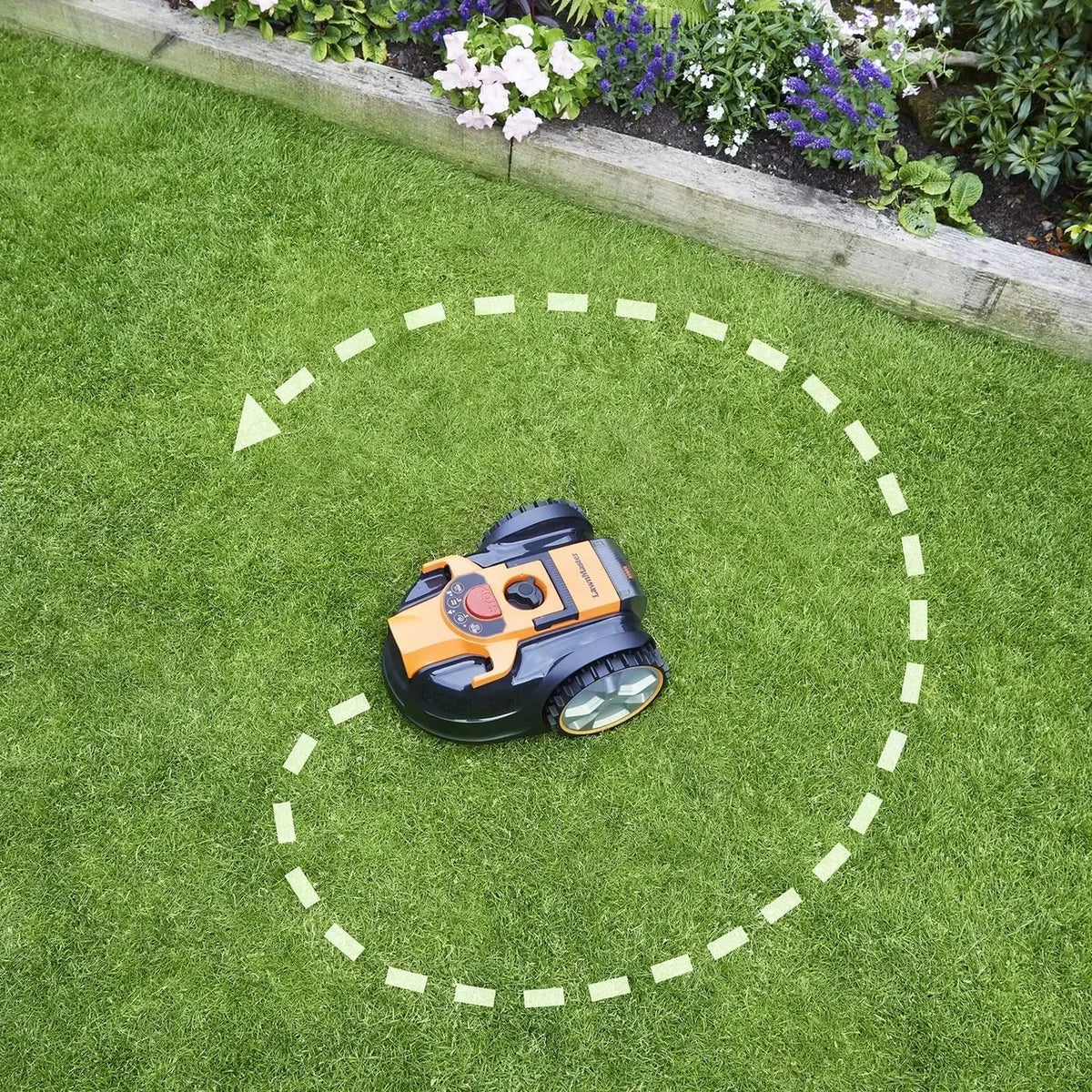 LawnMaster VBRM16 OcuMow Robotmaaier - Draadloos - Tot 150 m² - Obstakelvermijding - Zelfrijdend