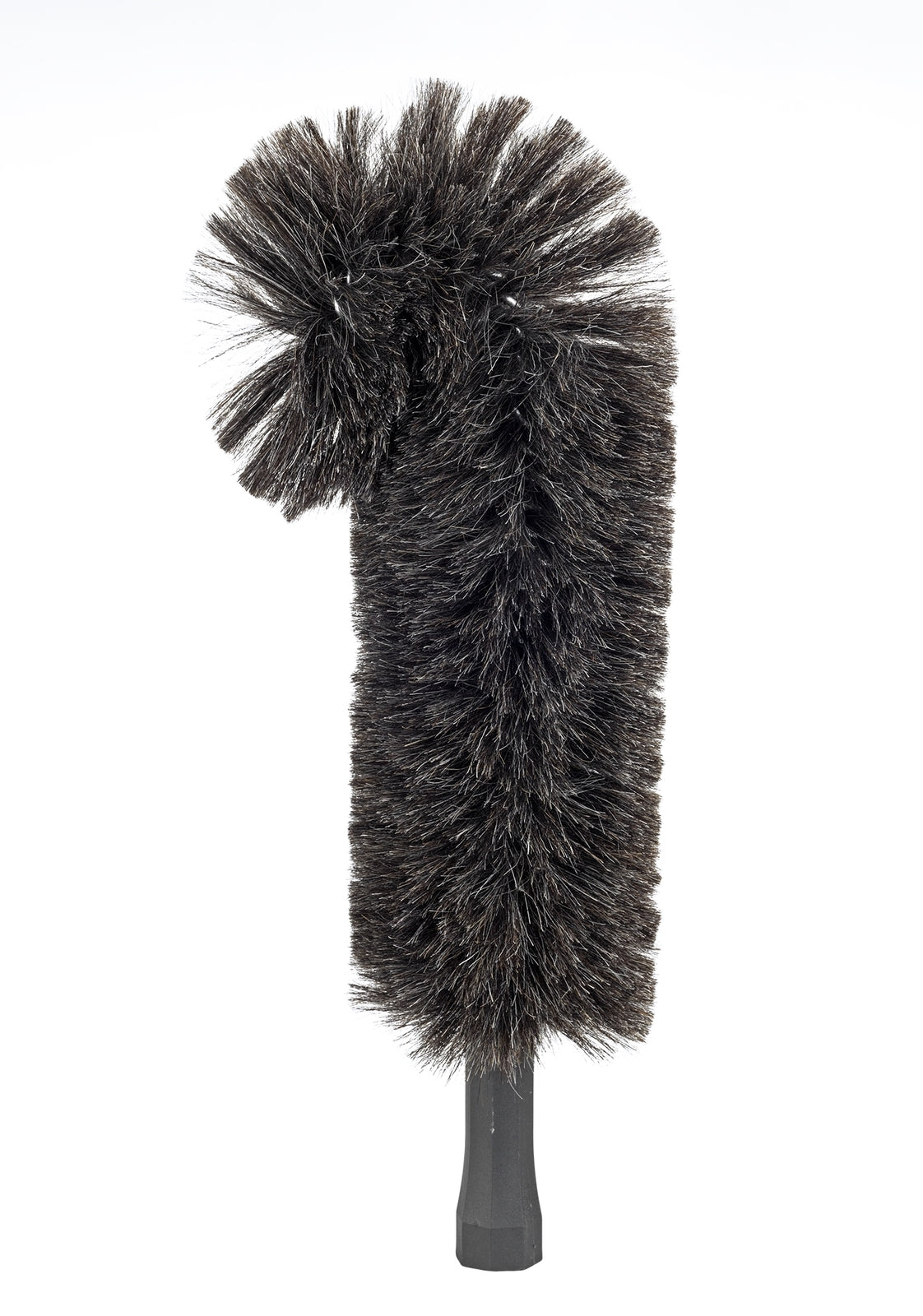 Maximex Geitenhaar Stoffer Knikbaar - Voor Gevoelige Oppervlakken - Grijs/Zwart - 14 x 42 x 8 cm