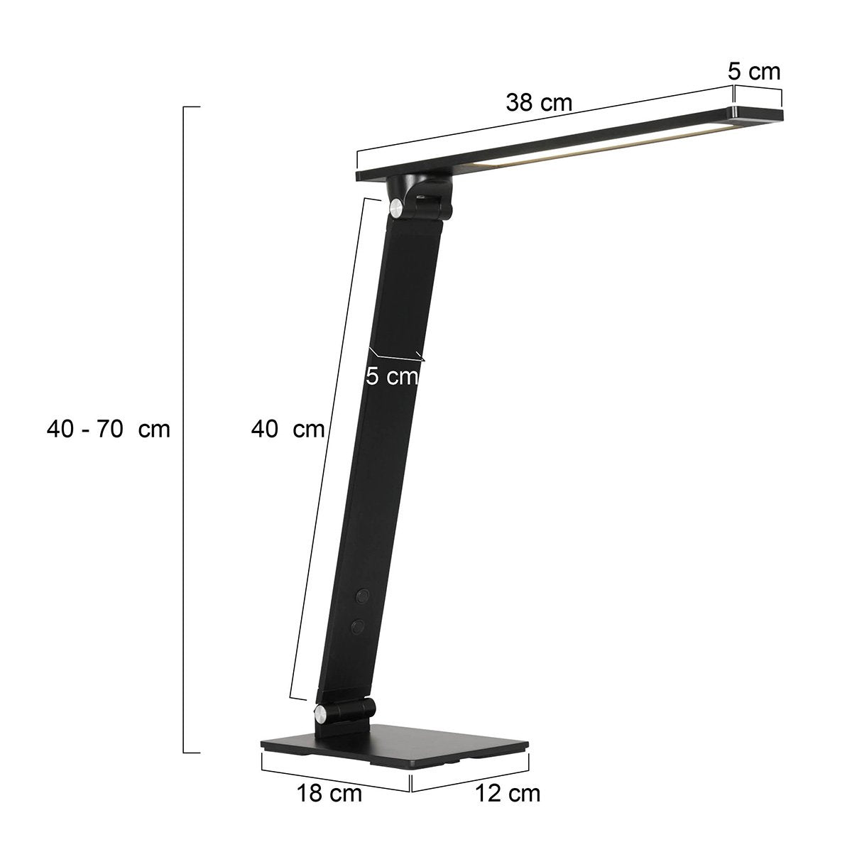 Tafellamp Steinhauer Serenade LED - Zwart