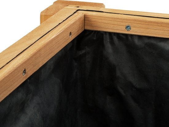 tectake® - Hoge plantenbak met legplank - Kweekbak - Stekjesbak - 119x53x90cm - 403232