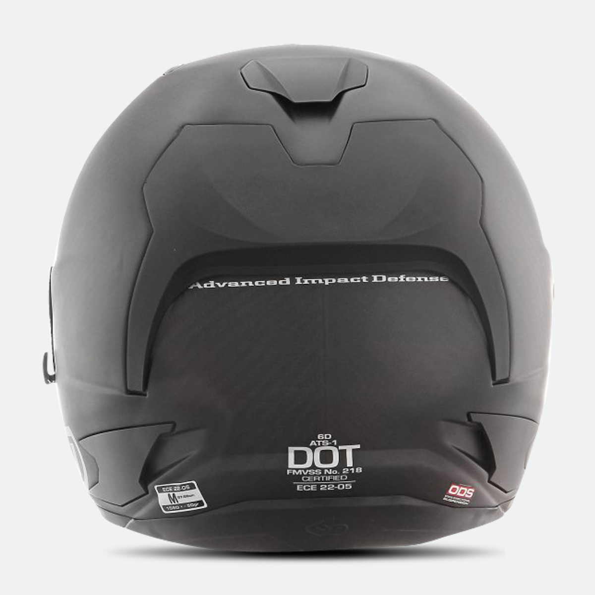 6D Helmet ATS-1R Solid M - Veiligheid - Lichtgewicht - Gloss Black
