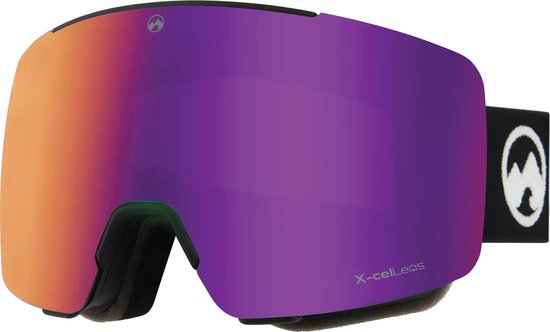 MowMow LOCAL Skibril Heren L/XL + Extra Lens – Magnetisch – Bio-Frame - R-Strap - UV400