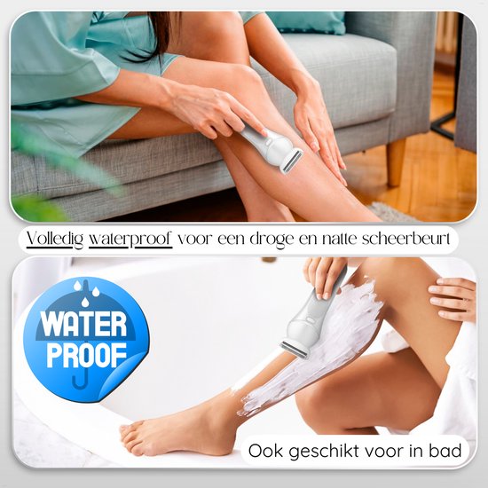 Sansbeauté® 7 in 1 Ladyshave voor Vrouwen - Gezicht - Oksels - Benen - Epilator - Trimmer voor Vrouwen & Dames - Bikinitrimmer Dames - Trimmer Vrouw Intiem - Scheerapparaat Vrouw