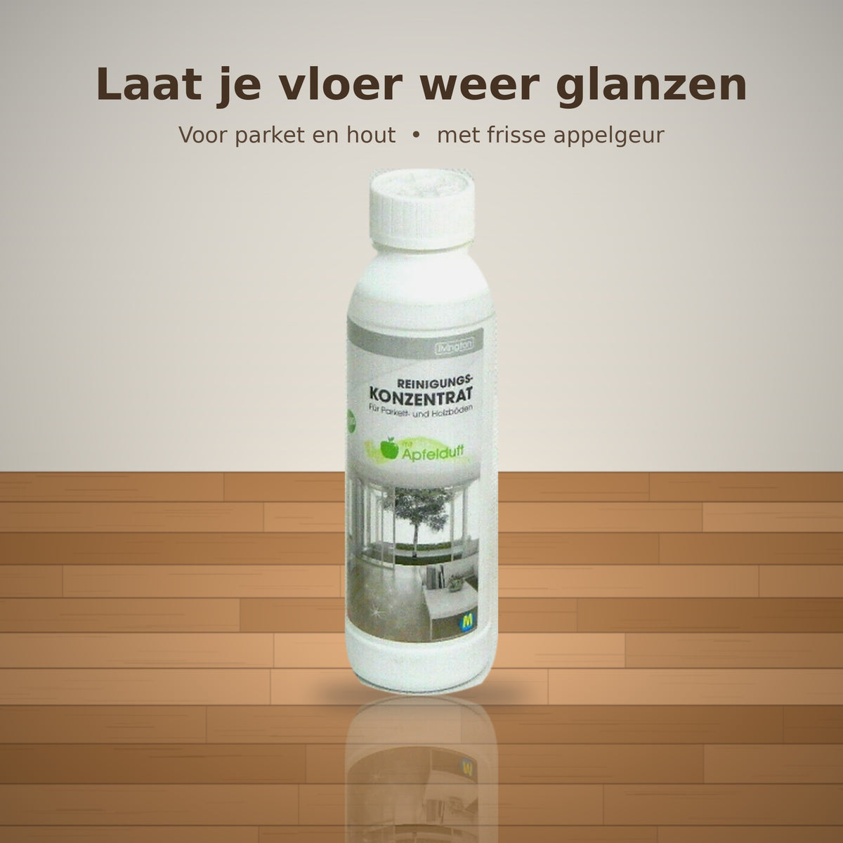 Livington Universalreiniger - Parket & Houten Vloeren - Reinigingsconcentraat met Appelgeur