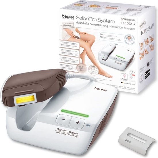 Beurer IPL 10000+ SalonPro - IPL ontharingsapparaat - XXL lichtoppervlak - Tot 250.000 lichtimpulsen - Huidtypeherkenning - UV filter - 6 Energie instellingen - 3 Jaar garantie