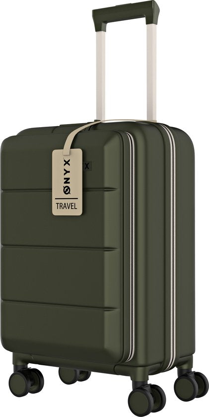 ONYX® Koffer handbagage met TSA Kofferslot Reis slot - groen