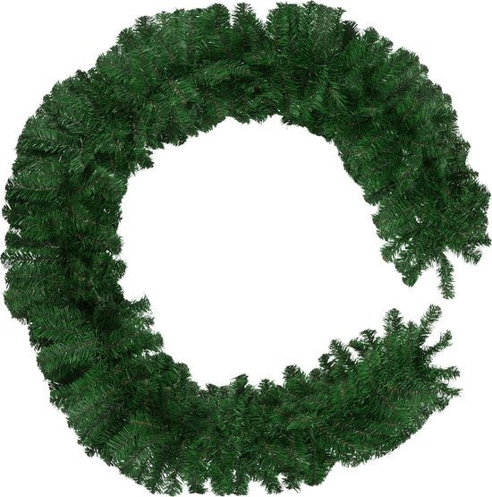 tectake - Kerstslinger groen - 270 x 30 cm - natuurgetrouw