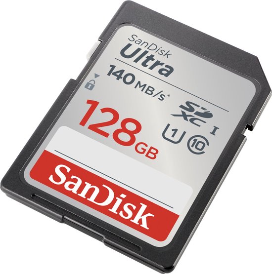 SANDISK Ultra SDXC - Geheugenkaart - 128 GB