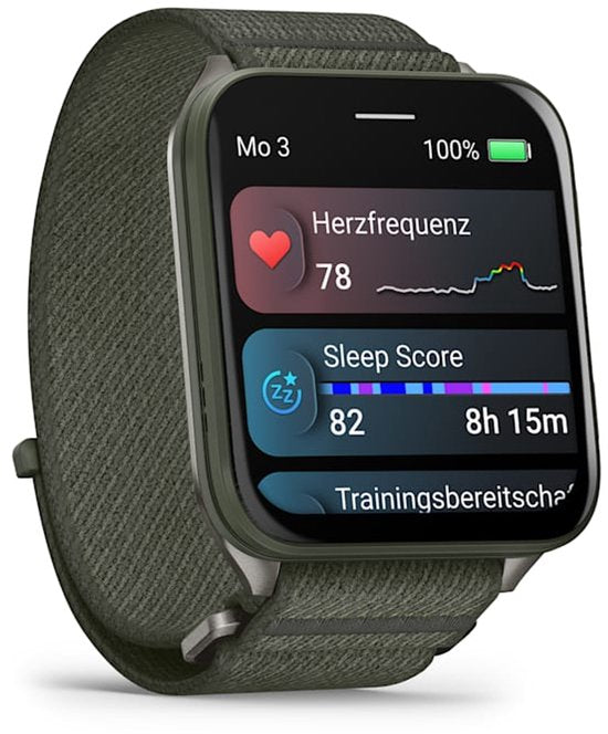 Garmin 010-02980-03 Venu X1 AMOLED Titanium Achterkant - Smartwatch