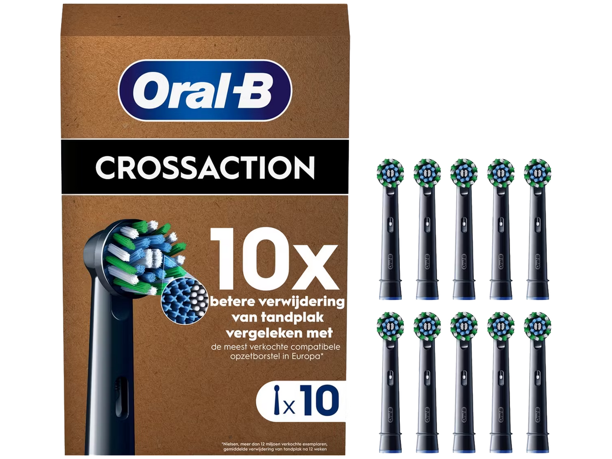 Oral-B - CrossAction EB50RBX black 10 stuks