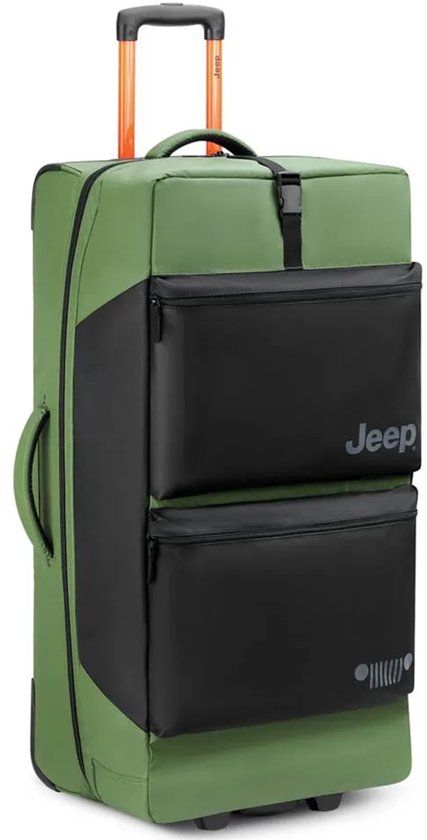 Jeep J0274026013 82 Cm 95l Reistas Met Wielen Groen 2XL