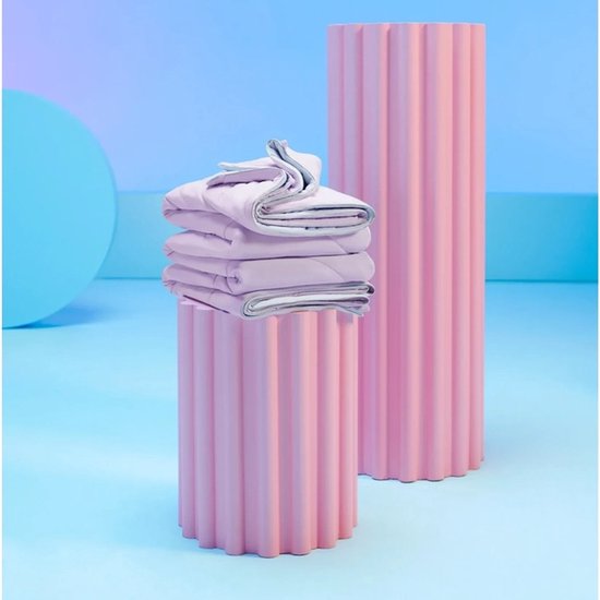 Cloudpillo Koeldeken - Cooling Deken 200x200 cm - Soft Lilac - Dubbelzijdig Verkoelend - Zomerdekbed Zonder Overtrek - Altijd Koel Slapen