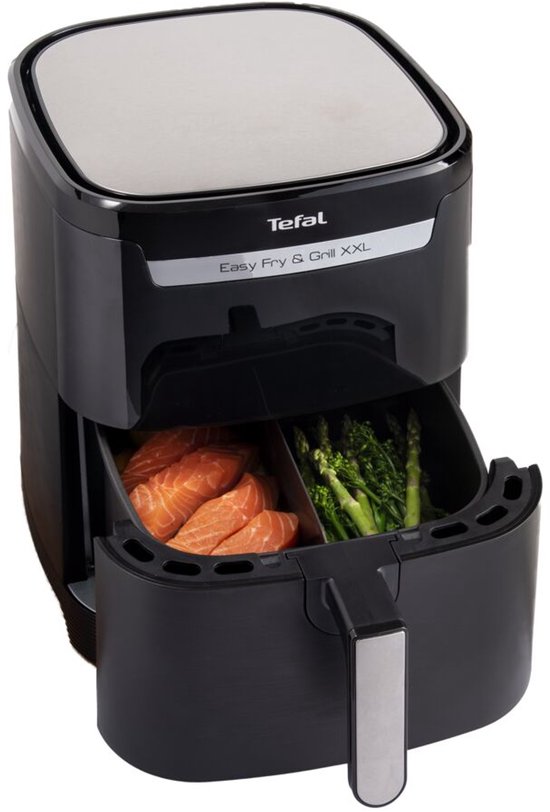 Tefal Easy Fry & Grill XXL EY8018 - 2-in-1 Airfryer & Grill - 6.5L - FlexCook - 8 Programma's - Zwart - Voor 8 Personen