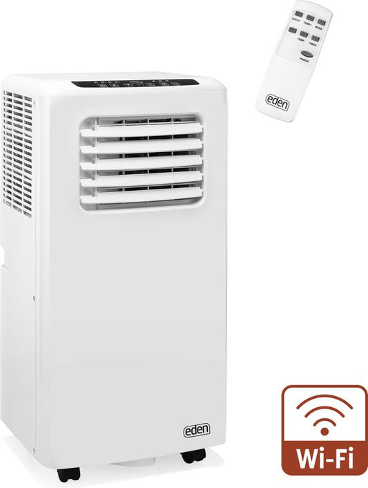 Eden Mobiele Airco - 3-in-1 - App - Ontvochtiger - 7000 BTU - 60 m³ - Energieklasse A