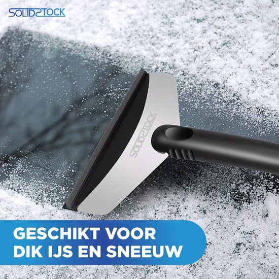 SolidStock IJskrabber Auto - Extra breed - Raamkrabber - Ergonomisch Design