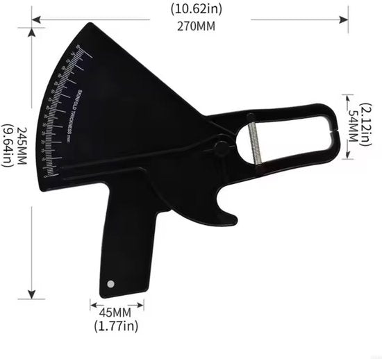 Garpex® Huidplooimeter - Nauwkeurige metingen - Duurzaam ontwerp