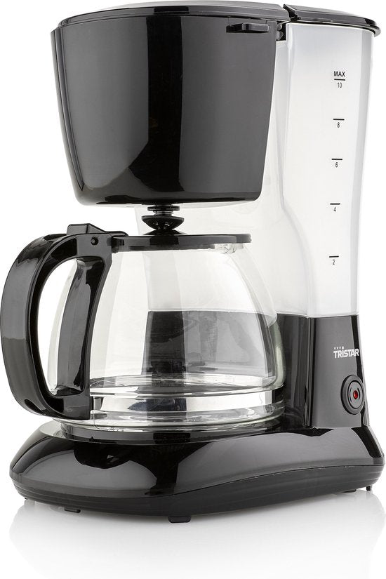Tristar Koffiezetapparaat filterkoffie 750W - CM-1245 - 1,25L, 10 koppen - Camping geschikt - Zwart