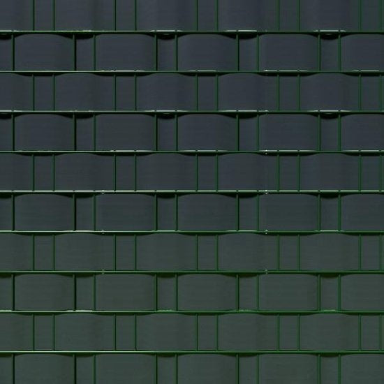 tectake® - Privacyfolie voor hek/tuinscherm - 70 meter - 19 cm hoog - antraciet - 401874