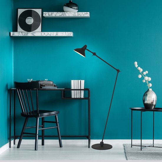 Vloerlamp Anne Light & home Kasket - Zwart