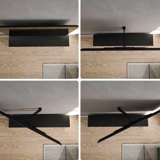 Auronic TV Beugel - 26 t/m 55 inch - TV Muurbeugel - Draaibaar en Kantelbaar - Tot 40 KG - VESA 400mm x 400mm - Voor o.a. 43" & 55" - Zwart