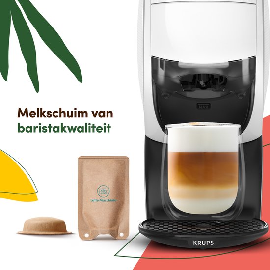 Krups NESCAFÉ Dolce Gusto NEO YY5679 - Latte Koffiemachine - Wit - Speciaal ontworpen voor liefhebbers van zwarte koffie en melkspecialiteiten