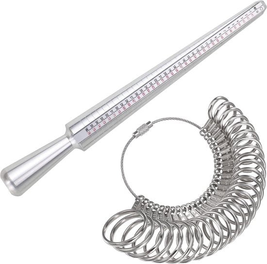 Ringmeter - Ringmaat meter voor elke Ringmaat - Ring sizer EarKings