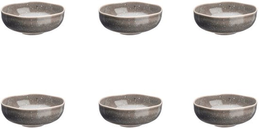 Kom STELLAR Ø11,5cm - 6 stuks - Betongrijs