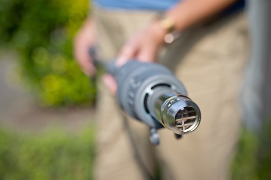 QLT 3-in-1 Elektrische Onkruidbrander - BBQ aansteker - Lak- en verfbrander - 2000W - Met 5 Opzetstukken & Wielen